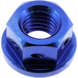 Mutter Kettenrad JMP Bolt M8X1. 25 mm Titan Racing blau passend für: Honda CRF, CR, XR