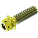 JMP Dualdrive Bolt M10 x 1.25 mm 30 mm Titan Racing gold