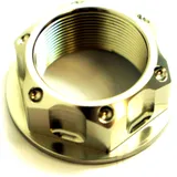 Mutter Lenkkopf JMP Bolt M24X1. 5 mm Alu silber passend für: Honda CRF, CB, XR