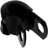 Halter Bremsschlauch 6 mm Alu schwarz passend für: Honda CBR, CB, VT, Kawasaki Z, ZZR, ZX - 6R