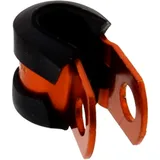 Brake hose bracket JMP bolt 6mm alu orange for: Honda CBR, CB, VT, Kawasaki Z, ZZR, ZX - 6R