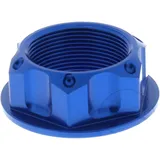Mutter Lenkkopf JMP Bolt M24X1MM Alu blau passend für: Honda CB, VT, CBR