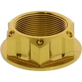 Mutter Lenkkopf JMP Bolt M24X1MM Alu gold passend für: Honda CB, VT, CBR