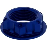 Mutter Lenkkopf JMP Bolt M24X1. 5 mm Alu blau passend für: Honda CRF, CB, XR