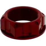 Mutter Lenkkopf JMP Bolt M28X1MM Alu rot passend für: Kawasaki ZX - 10R, ZX - 6R, Z H2
