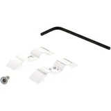 Brake Hose Bracket 7mm 2-Way Aluminium Silver