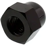 CAP NUT M10X1.25MM 14MM STAINLESS STEEL A4 BLACK for motorcycles