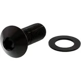 Linsenschraube M10 x 1.25 mm 25 mm schwarz