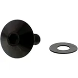Linsenschraube M5X0.8 16mm für Motorräder aus Edelstahl V4A schwarz
