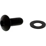 JMP DOME HEAD BOLT M8X1.25 20MM A4 STAINLESS BLACK for motorcycles