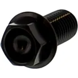 Sechskant Edelstahl Schraube M10 x 1.25 mm 20 mm schwarz