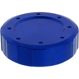 Deckel Bremsflüssigkeitsbehälter 61 mm Alu blau passend für: Kawasaki VN, Z, ZX - 6R