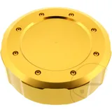 Deckel Bremsflüssigkeitsbehälter 61 mm Alu gold passend für: Kawasaki VN, Z, ZX - 6R