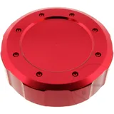 Deckel Bremsflüssigkeitsbehälter 61 mm Alu rot passend für: Kawasaki VN, Z, ZX - 6R