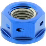 Mutter Kettenrad JMP Bolt M10 x 1. 25 mm Alu Racing blau passend für: Kawasaki Z, Ninja, ZZR