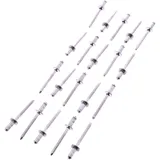 RIVET SILENCER SET GAS-TIGHT 20 pcs