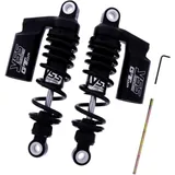 YSS TWIN SHOCK ABSORBER ADJUSTABLE BLACK EDITION for Scooters and Custom Bikes
