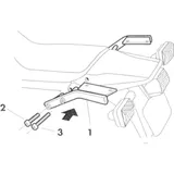 Top case mounting kit SHAD Y0T17T
