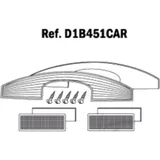 Ersatzreflektor weiß Shad D1B451CAR