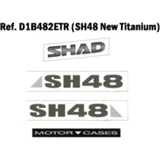 Aufkleber Satz grau titan Shad Aufkleber Satz grau titan Shad