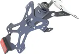 Nummernschildhalter Evotech schwarz für Motorräder 7742386
