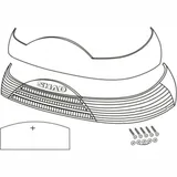Ersatzreflektor rot Shad 1026706