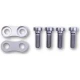 LSL Fixing pieces for 2Slide rest system silver. Scope of delivery: 1 pair incl. screws.