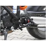 LSL 2-slide footrest system 990 Super Duke, black LSL 2-slide footrest system 990 Super Duke, black
