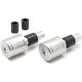 LSL Lenkergewichte Alu, silber, mit Logo, Ø14 & 18mm