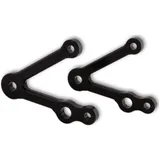 LSL Lamp strut set 67mm, with turn signal holder, black