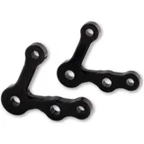 LSL Lampenstreben-Set 40mm, mit Blinkeraufnahme, schwarz