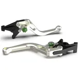 LSL Clutch lever BOW L11, short, silver/green