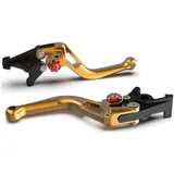 LSL Kupplungshebel BOW L57R, kurz, gold/rot