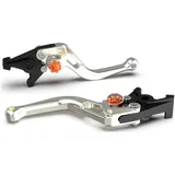 LSL Brake lever BOW R18R, short, silver/orange