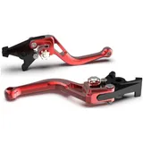LSL Bremshebel BOW R31, kurz, rot/silber
