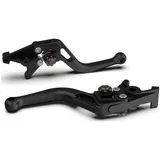 LSL Brake lever BOW R33, short, black pearl blasted/anthracite