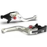 LSL Bremshebel BOW R72, kurz, silber/rot