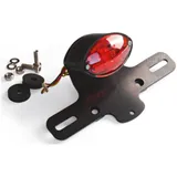 CLUBMAN Taillight black/red glass 66mm with LED CLUBMAN Taillight black/red glass 66mm with LED