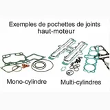 VERTEX Top End Gasket Set for Yamaha WR250, YZ250F