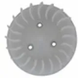 Bihr Over-size Turbine weiß für: MBK Booster/Stunt - Yamaha Slider/BW`S