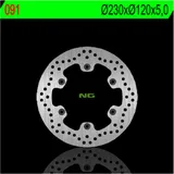 NG BRAKES Bremsscheibe starr - 091 für Kawasaki KL650TENGAI, KLE500, KLR650