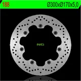 NG BRAKES Bremsscheibe starr - 188 für Kawasaki GPZ1100, LTD450, Z1100