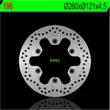 NG BRAKES Fix Brake Disc - 196 for Suzuki AN250BURGMAN, AN400BURGMAN