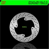 NG BRAKES Fix Brake Disc - 237 for Honda CR125R, XL125R