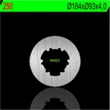 NG BRAKES Fix Brake Disc - 250 for Fantic 305TRIAL, 307TRIAL, 309TRIAL