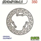 NG BRAKES Bremsscheibe starr - 350 für GAS GAS EC50ROOKIE Yamaha DT50R
