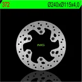 NG BRAKES Fix Brake Disc - 372 for Yamaha WR125, WR250, WR400F