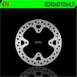 NG BRAKES Fix Brake Disc - 474 for Honda XR650R