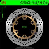 NG BRAKES Bremsscheibe schwimmend - 674 für Suzuki DR650