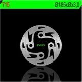 NG BRAKES Fix Brake Disc - 715 for GAS GAS, Sherco, Scorpa